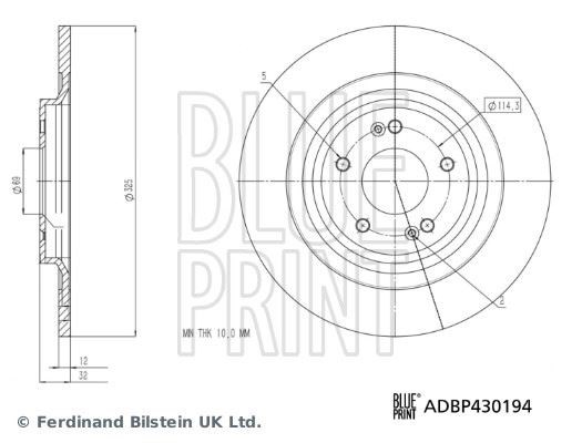 Kia EV6 Fren Diski BLUEPRINT