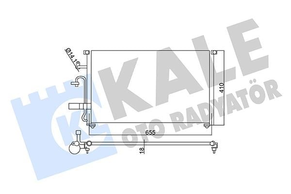 Chevrolet Evanda Kondenser KALE-RADYATOR