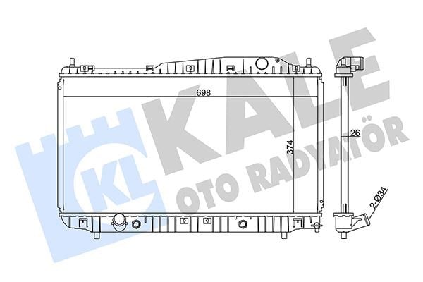 Chevrolet Evanda Radyatör KALE-RADYATOR