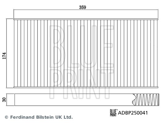 Ford Explorer VW Seat Cupra Audi Elektrikli Araçlar Polen Filtresi Karbonlu BLUEPRINT