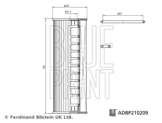 Ford Explorer Yağ Filtresi BLUEPRINT