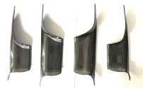 BMW F01 Karbon Fiber Siyah İç Kaplama 4 Parça Kaplama Seti PRO-A