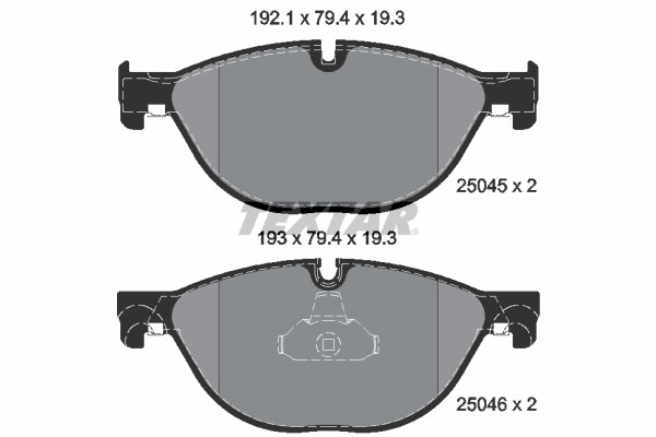 BMW F07 F10 F11 F06 F12 F13 F01 F02 F04 Ön Fren Balatası TEXTAR