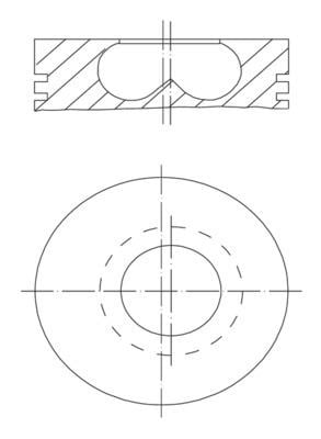 BMW B37 B47 Piston Segman STD 84mm MAHLE