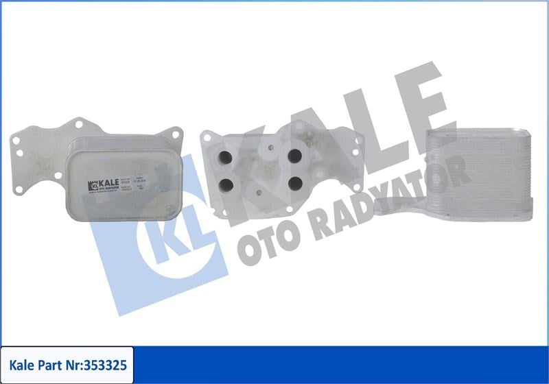 BMW B47 F10 F20 F30 F32 G01 G02 G31 F15 F25 F26 Motor Yağ Soğutucusu KALE-RADYATOR