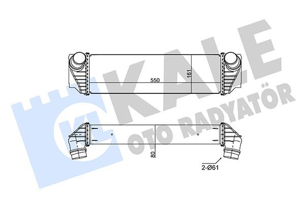 BMW F10 F11 F12 F01 F02 F03 F04 Turbo Radyatörü B47 N47 N57 KALE-RADYATOR