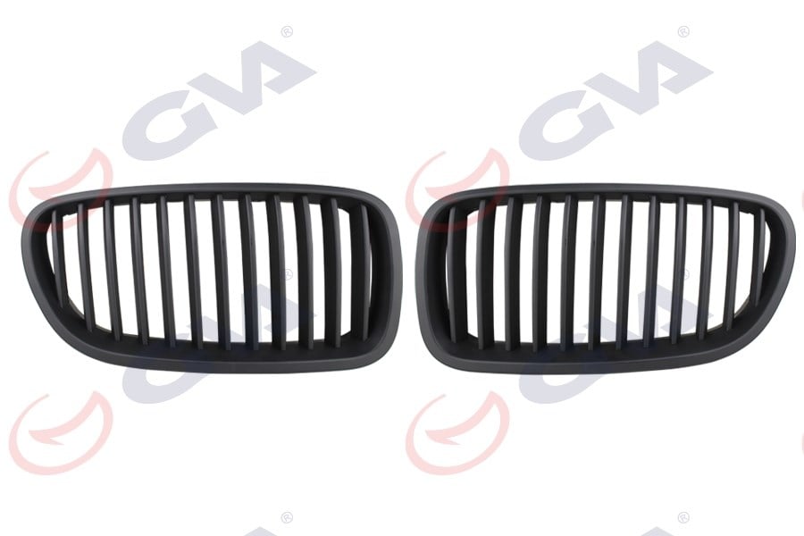 BMW F10 F11 F18 Ön Panjur Böbrek Set Mat Siyah GKL