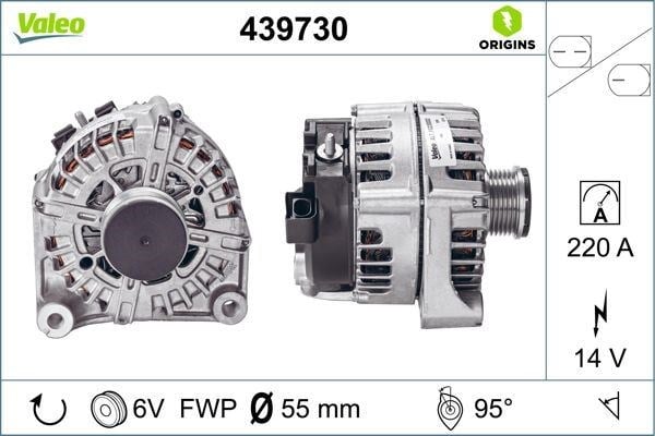 BMW N47 N57 F10 F25 Alternatör Şarj Dinamosu VALEO