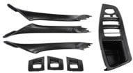 BMW F10 F18 Kapı Tutamak Seti 7 Parça Katlamalı Karbon Fiber GKL
