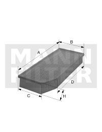 BMW F20 Hava Filtresi MANN