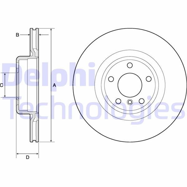 BMW F20 F30 F22 F32 F33 F34 F36 Spor Paket Arka Fren Diski DELPHI