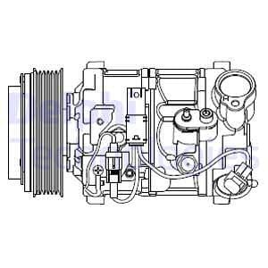 BMW F20 F21 E90 E91 E92 E93 F30 F31 F34 F07 F10 F11 E84 E89 Klima Kompresörü DELPHI