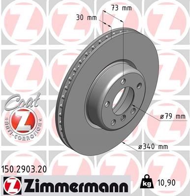 BMW F20 Ön Fren Diski ZIMMERMANN