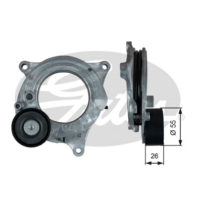 BMW F20 F21 F30 F32 G30 G11 G01 Kayış Gergi Rulmanı Kütüklü GATES