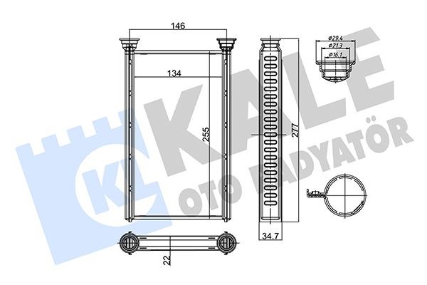 BMW F20 F21 F22 F23 F87 F30 F31 F34 F35 F80 F32 F33 F36 F82 F83 Kalorifer... KALE-RADYATOR