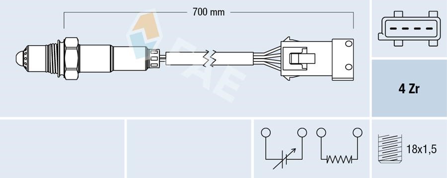 BMW F20 F21 F30 F31 F35 Oksijen Sensörü Katalizör Sonrası FAE
