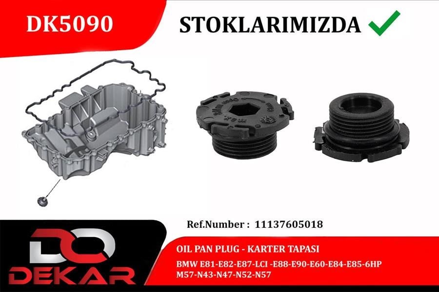 BMW N20 N26 F20 F21 F22 F23 F30 F31 F34 F35 F32 F33 F36 F07 F10 F11 F18 E84... DEKAR