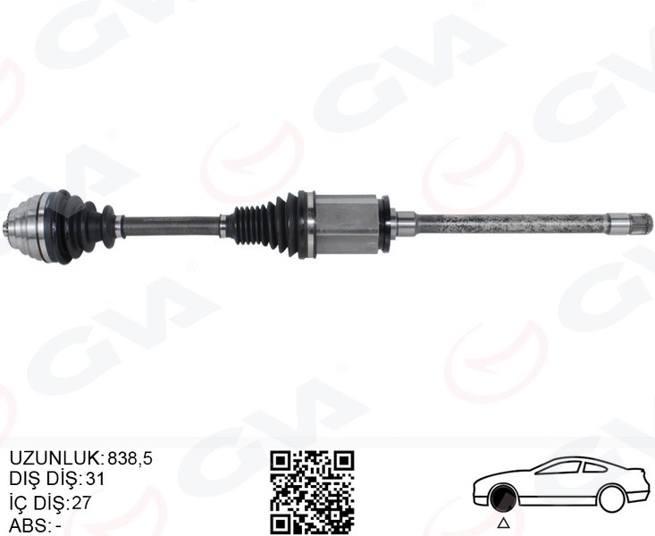 BMW F20 Ön Sağ Komple Aks GVA
