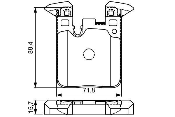 BMW F20 F21 F22 F23 Fren Balatası Arka M Performance BOSCH