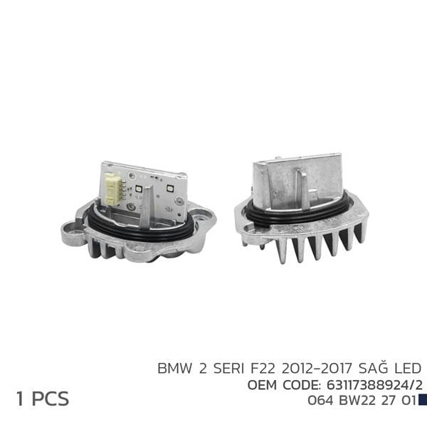 BMW F22 F23 F87 LED Modülü Sağ Gündüz Farı NIKEN