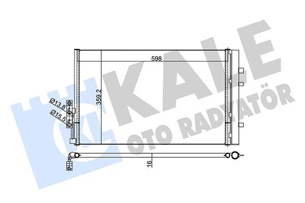 BMW F25 F26 Klima Radyatörü KALE-RADYATOR
