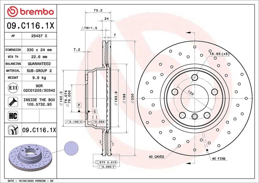 BMW F30 Ön Fren Diski BREMBO