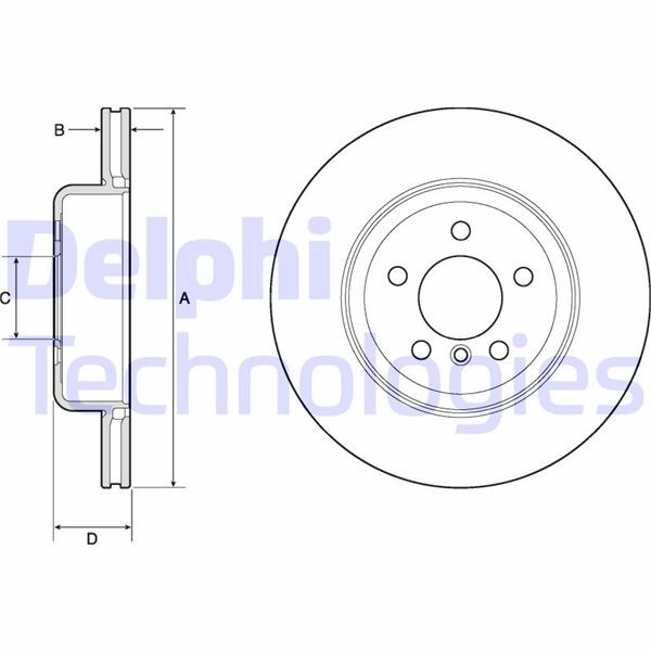 BMW F30 F31 F32 F33 F34 F36 M Performance Arka Fren Diski DELPHI