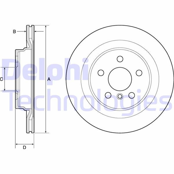 BMW F40 F52 F44 F45 F46 F48 F49 F39 Arka Fren Diski DELPHI