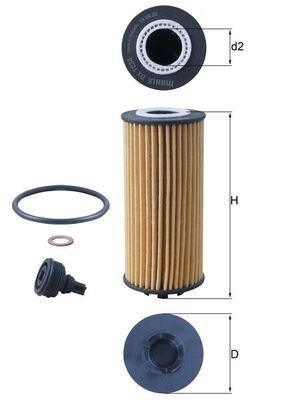 BMW Mini Yağ Filtresi MAHLE
