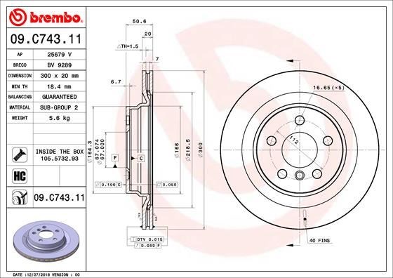 BMW F40 F52 F44 F45 F46 F48 F49 F39 Mini F54 F60 Arka Fren Diski BREMBO