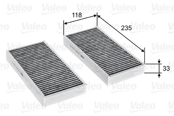 BMW F40 F44 F45 F46 F48 F39 Karbonlu Polen Filtresi Takımı VALEO