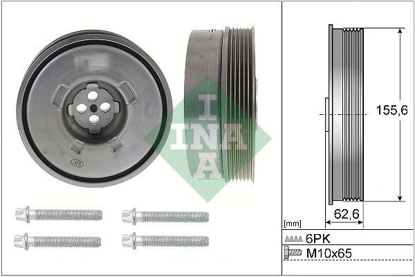 BMW F45 F46 F48 Mini F55 F56 F60 Krank Kasnağı INA