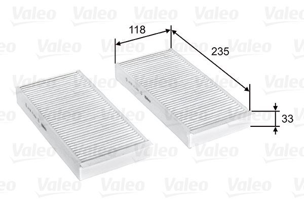 BMW F45 F46 F48 Polen Filtresi Takımı VALEO