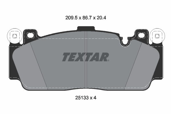 BMW F87 F10 F06 F12 F13 M Performance Ön Fren Balatası TEXTAR