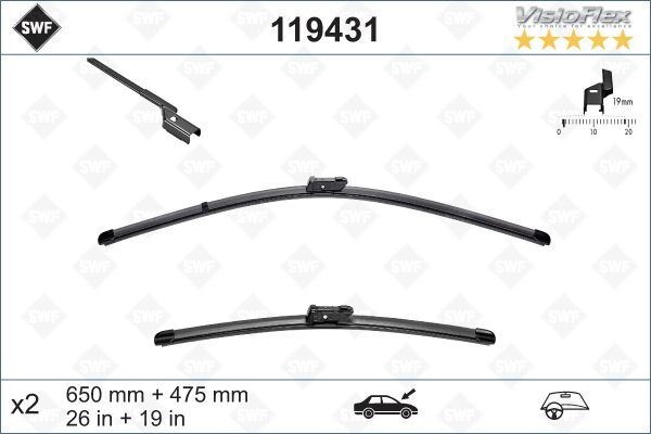 BMW F90 Silecek Süpürgesi Takımı VALEO