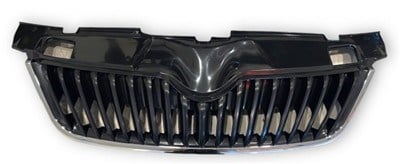 Skoda Fabia Ön Panjur Krom Çerçeve Üst Plastik Saten Siyah PRO-A