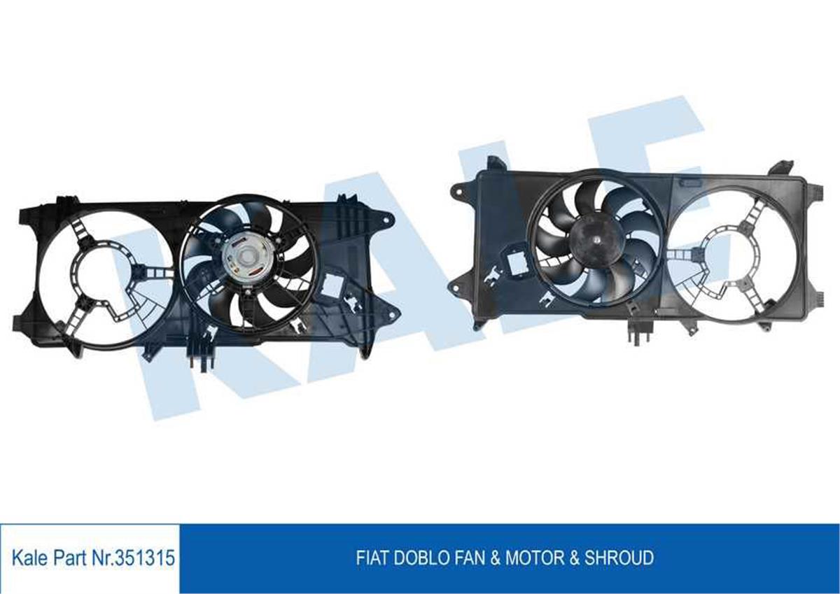Fan Motor Davlumbaz Fiat Doblo 1.9 Jtd Mpv 119-223