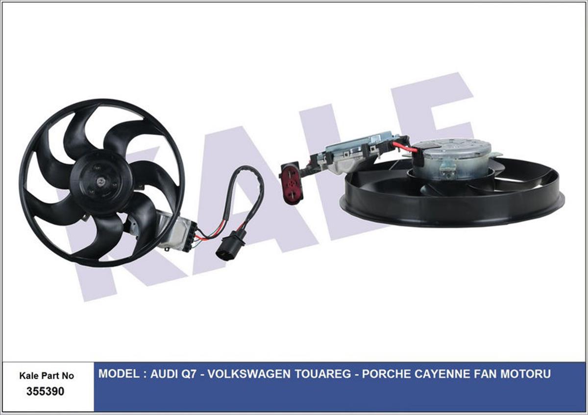 Fan Motoru Audi Q7-Volkswagen Touareg-Porche Cayenne Fan Motor