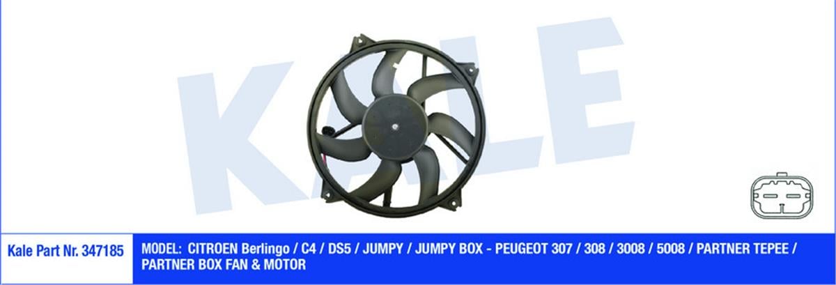 Fan Motoru Berlingo-C4-Ds5-Jumpy-307-308-5008-Partner Tepee-Partner Box