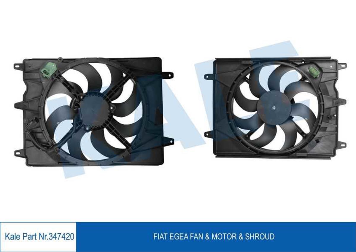 Fan Motoru Davlumbazlı Fiat Egea 1.3Mtj-1.4 95Ps