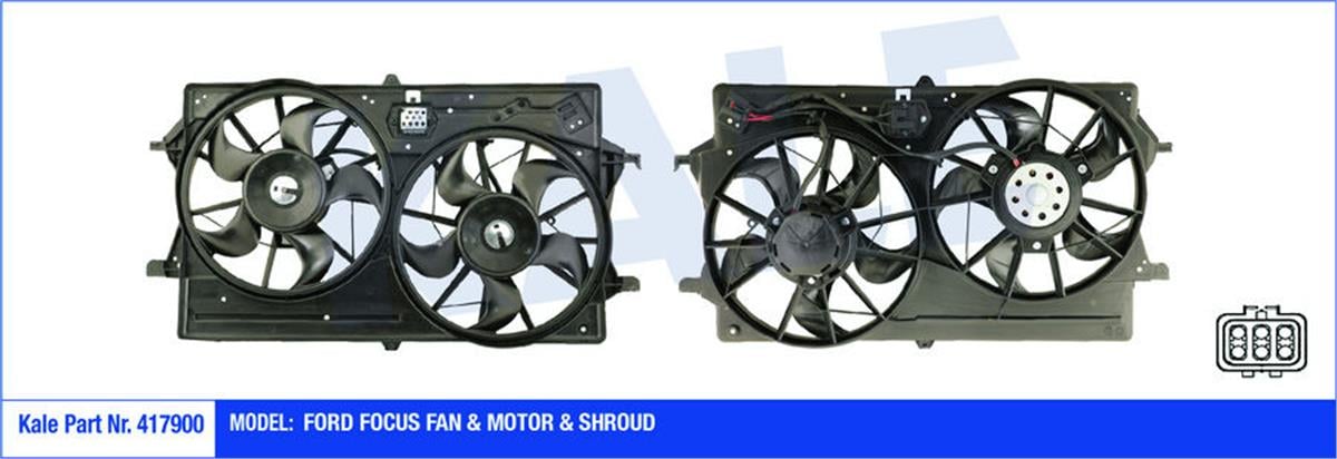Fan Motoru Davlumbazlı Ford Focus 280-220W-300-300Mm