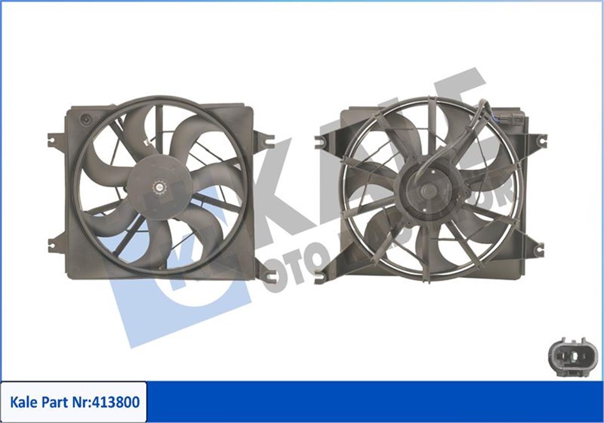 Fan Motoru Davlumbazlı Hyundaı Accent-Accent I 120W-312Mm