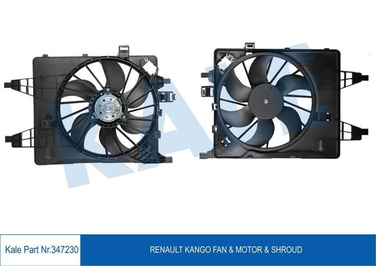Fan Motoru Davlumbazlı Megane I 97-99 Megane 2 1.4-1.6-2.0-1.5Dci-1.9Dci-Sceniç