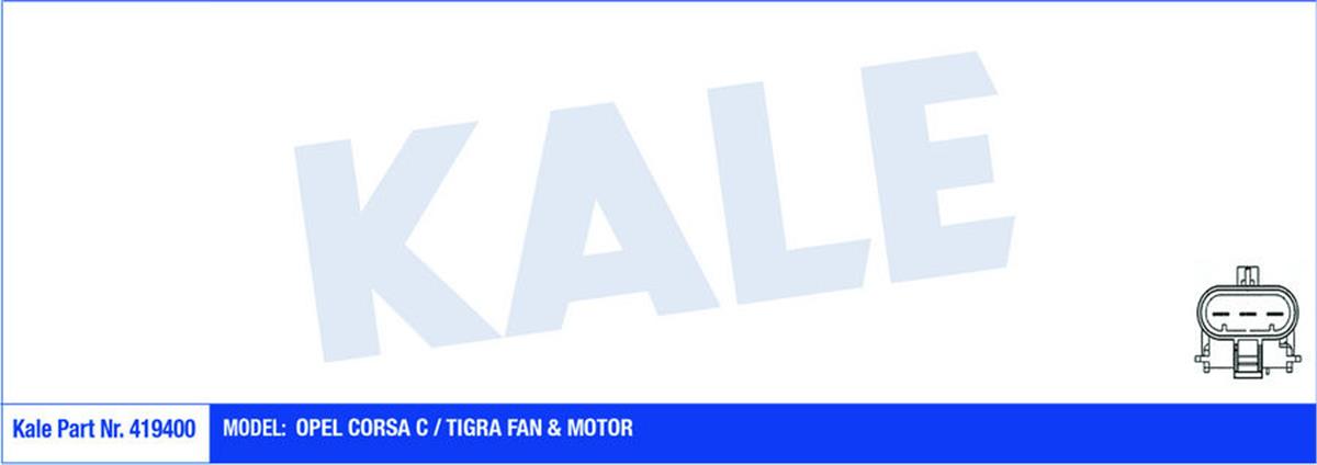 Fan Motoru Davlumbazlı Opel Corsa C-Tıgra 250W-294Mm