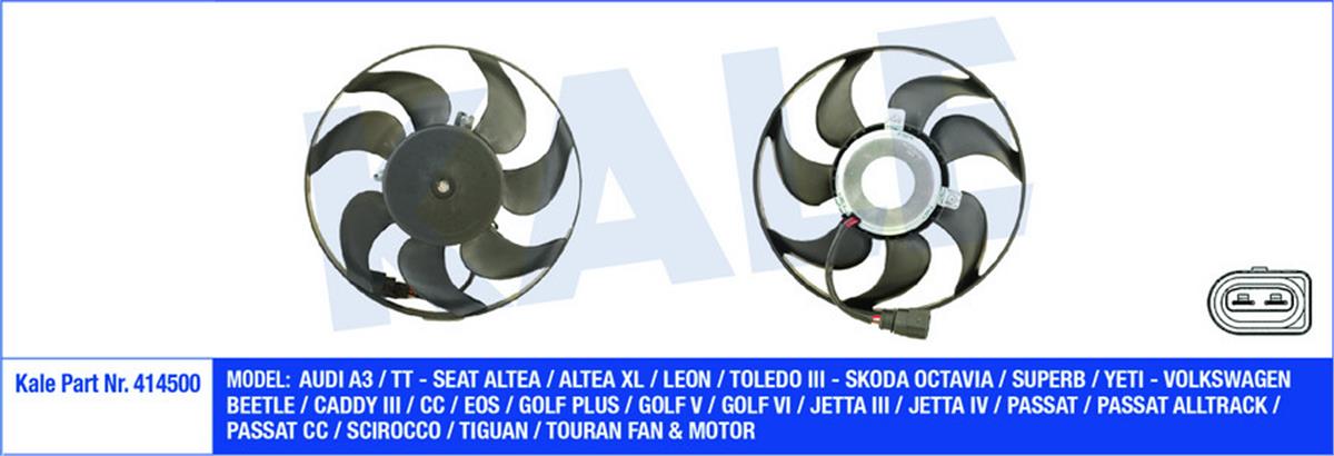 Fan Motoru Davlumbazlı Sağ Caddy 3-Golf 5-Vı-Plus-Jetta Iıı-Iv-Passat-Scırocco