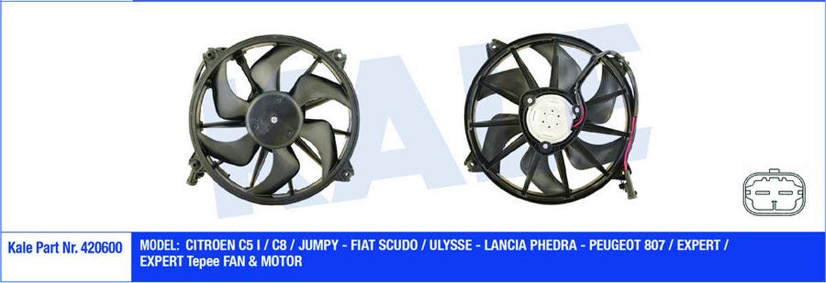 Fan Motoru Davlumbazlı Sol C5 Em-C8-P807-Expert Iıı-Jumpy Iıı 1.6 Hdı-2.0 Hdı 37
