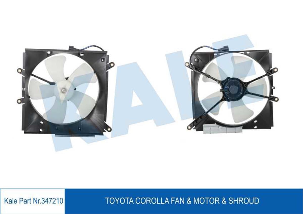Fan Motoru Davlumbazlı Toyota Corolla 1.3/1.6 Ae101 Kasa