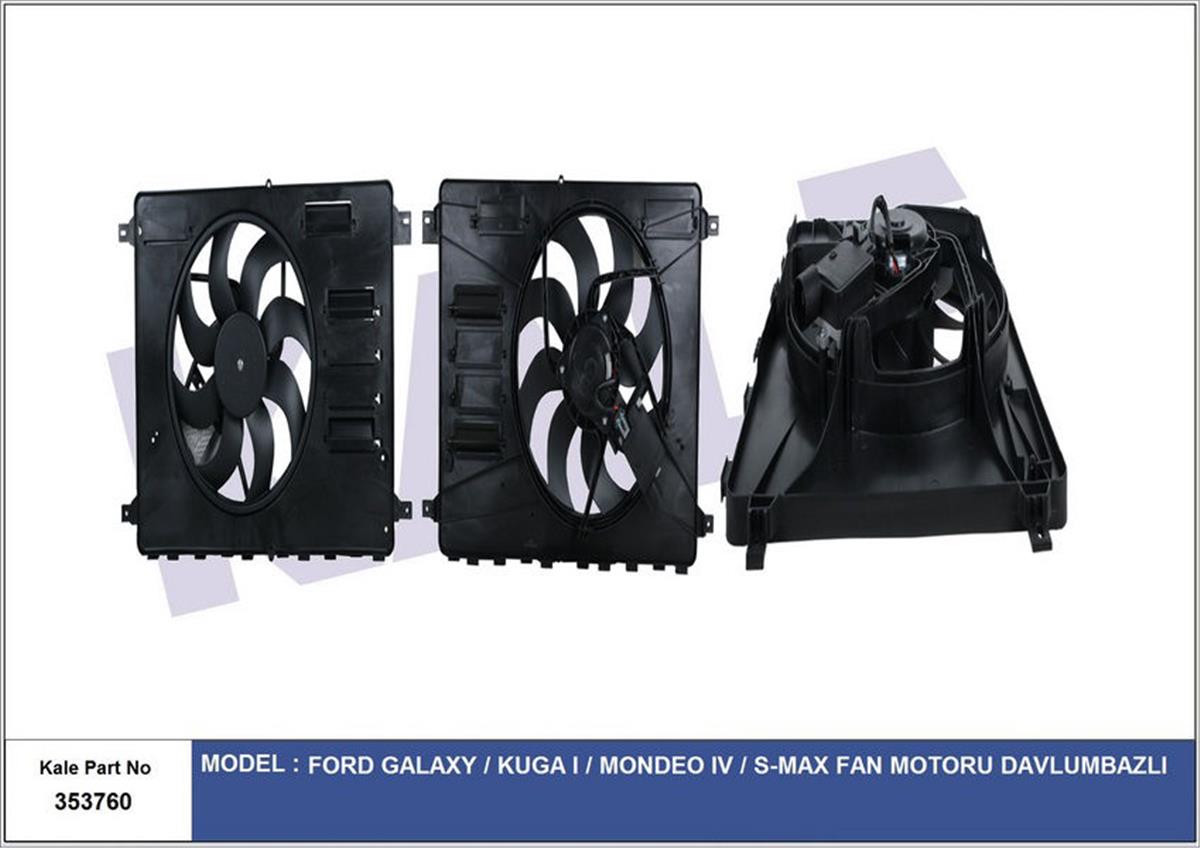 Fan Motoru Ford Galaxy-Kuga I-Mondeo Iv-S-Max Fan Motor Davlumbaz