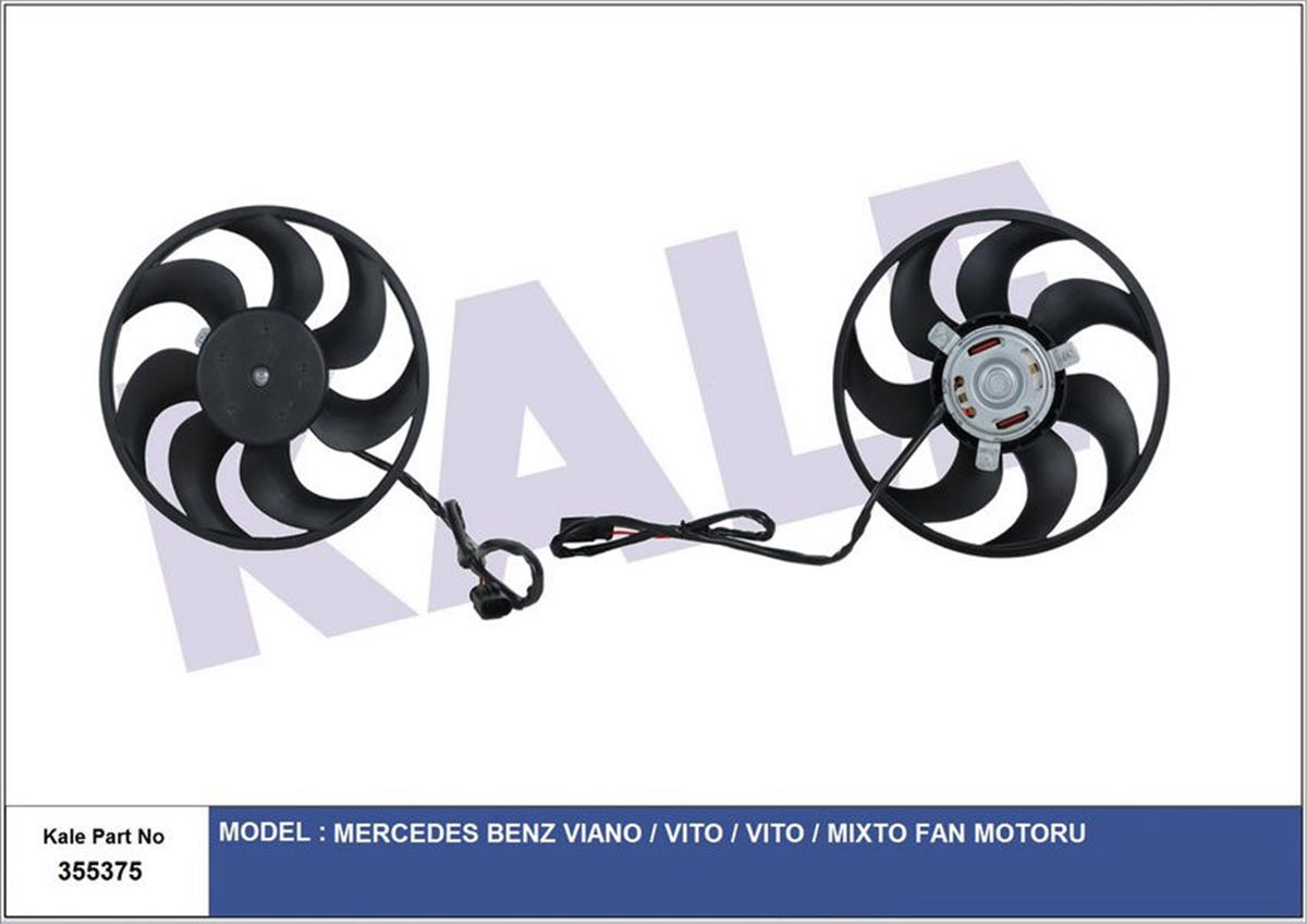 Fan Motoru Mercedesvıano-Vıto-Vıto-Mıxto Fan Motor