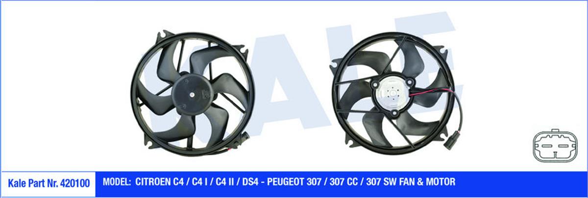Fan Motoru Pervane Cıtroen C4 I-Iı-Ds4 Peugeot Peugeot 307-Peugeot 307 Cc-Peugeo